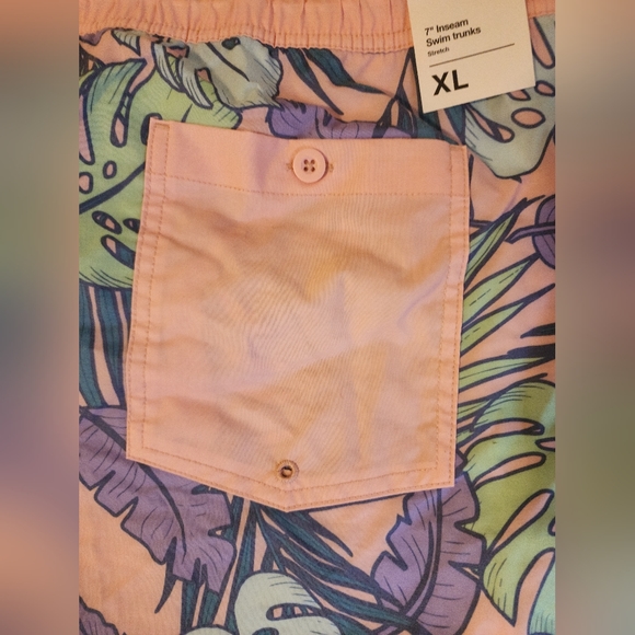 Original Use Swim Trunks size XL pink with print - Picture 6 of 9